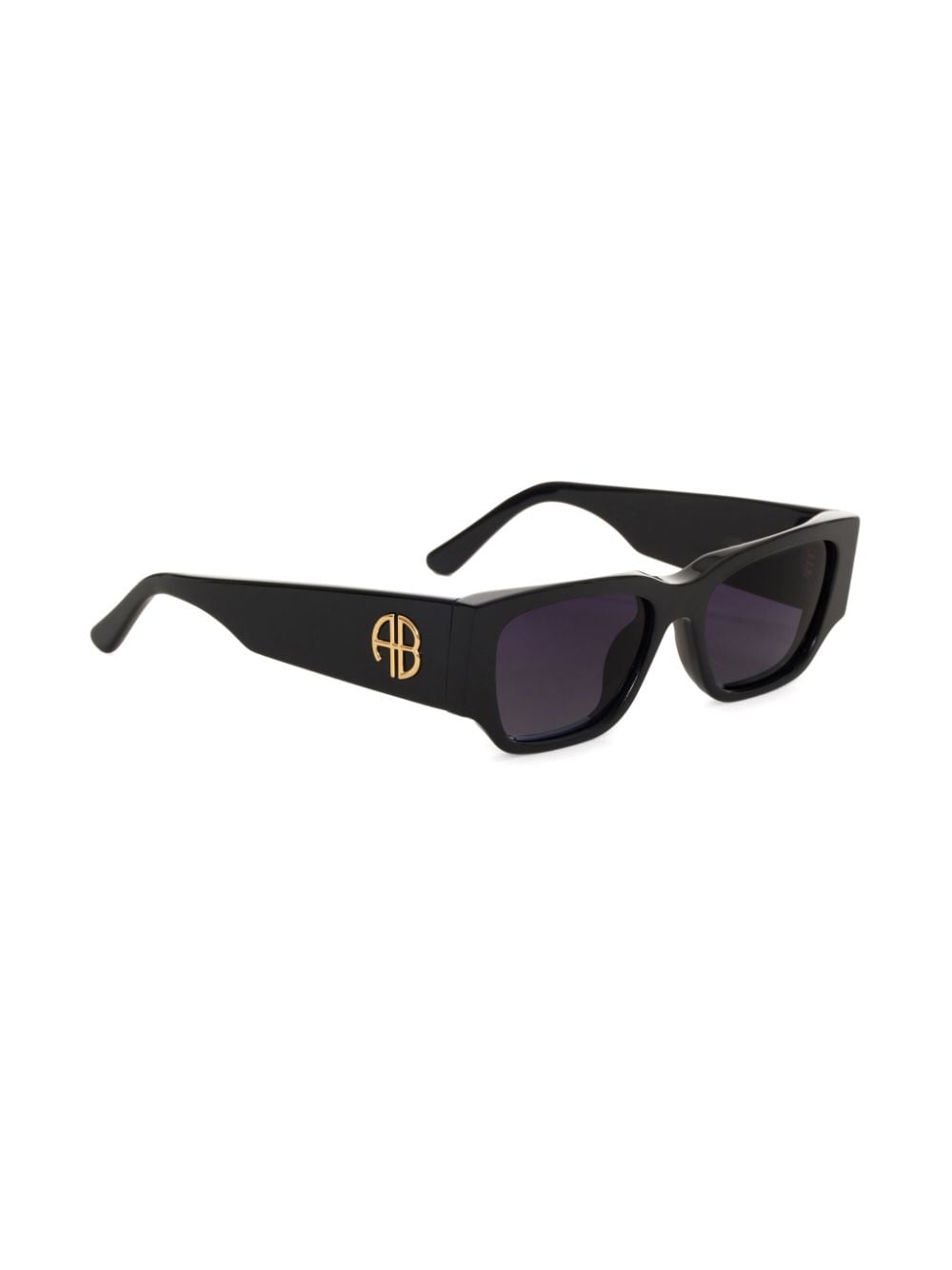 ANINE BING rectangle-frame sunglasses - Zwart