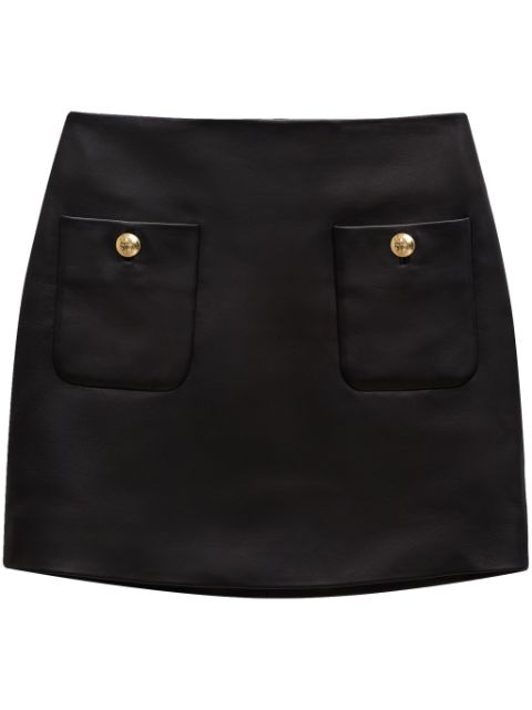 ANINE BING Finn leather skirt