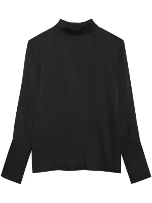 ANINE BING Josephine Top | Black | FARFETCH