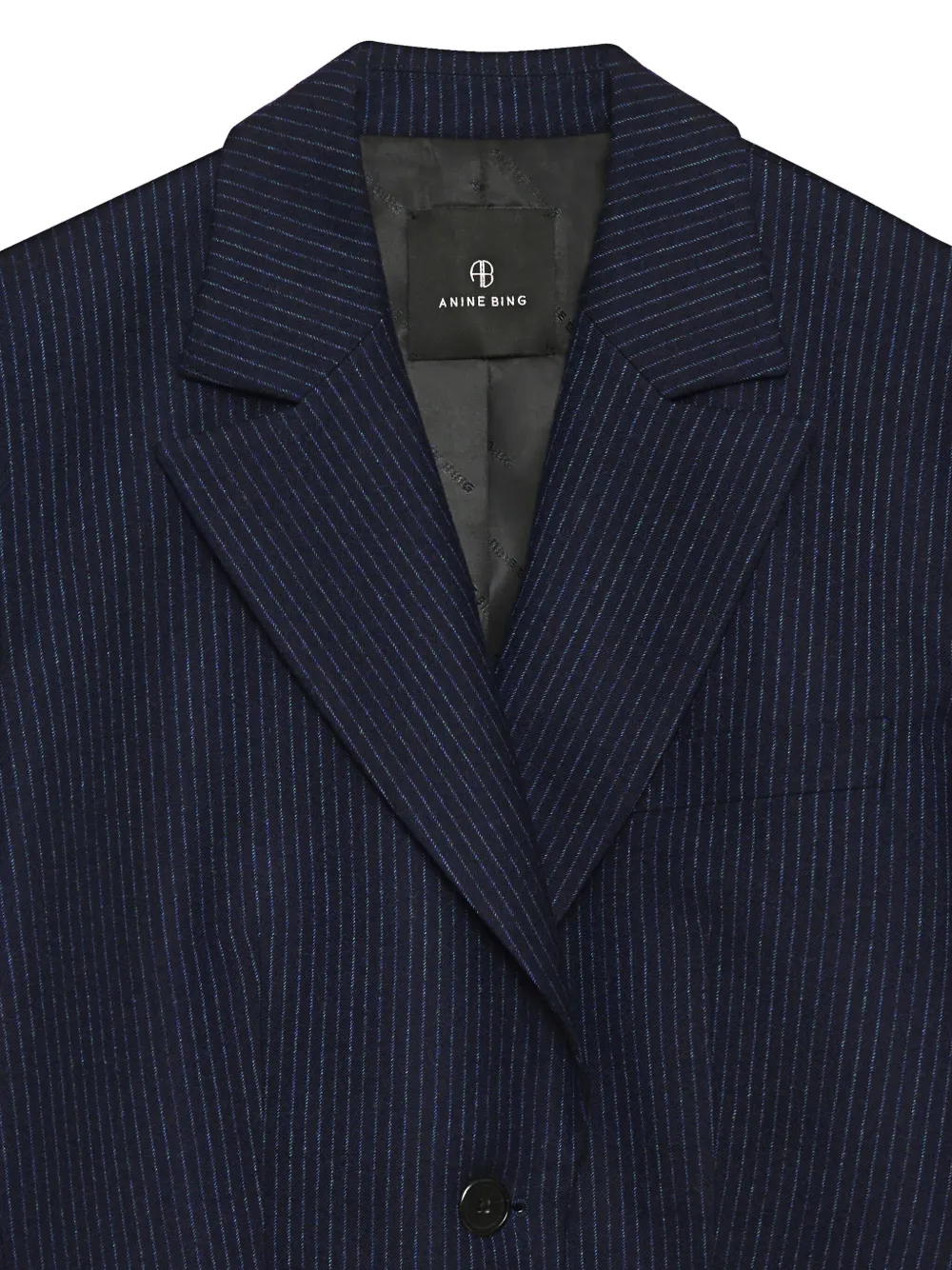 Shop Anine Bing Declan Blazer In Blau