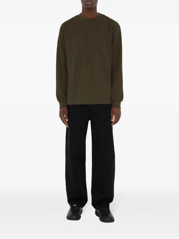 Burberry Equestrian Knight Cotton Sweatshirt | Green | FARFETCH