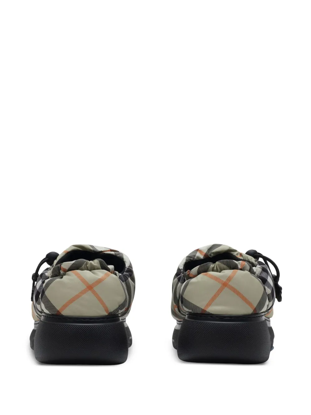 Burberry check pattern pillow mules Neutrals