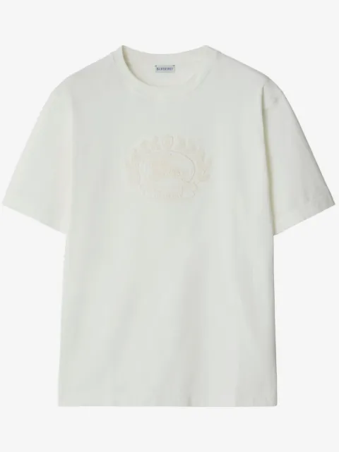 Burberry t-shirt en coton à logo EKD texturé