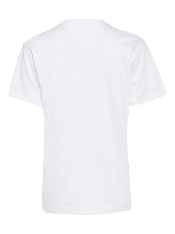 Tシャツ・カットソー COMME des GARCONS FW23 White poplin shirt (FLB003051 WHITE) COMME des GARCONS FW23 White poplin shirt (FLB003051 WHITE