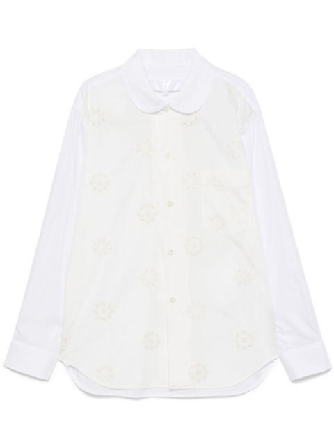 Comme des Garcons TAO floral embroidery long-sleeves shirt Women