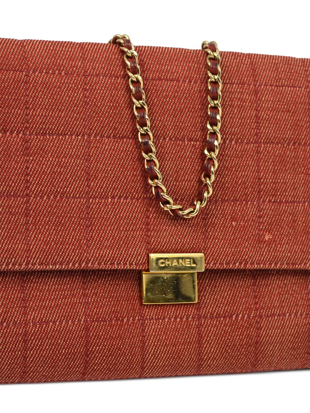 CHANEL 2002 Choco Bar shoulder bag Women