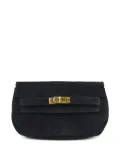 Hermès Pre-Owned 1991 Banana Kelly clutch bag - Black