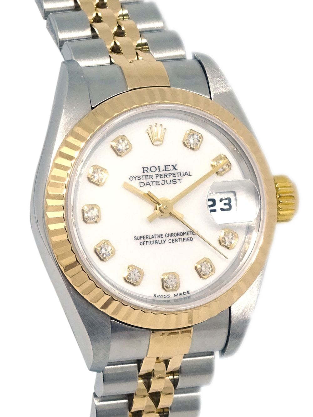 Rolex 2002 pre-owned Datejust 26mm - Wit