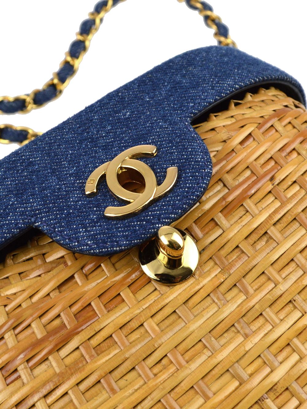 CHANEL 1998 Basket shoulder bag Women