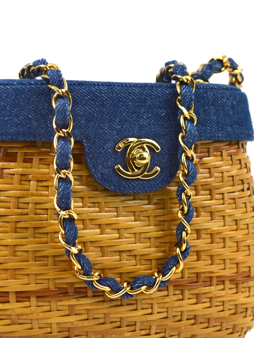 CHANEL 1998 Basket shoulder bag Women