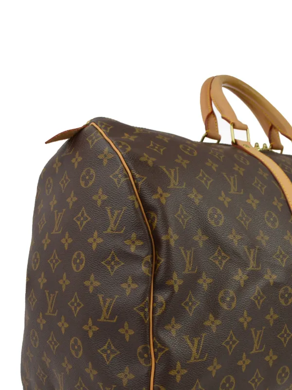 Louis Vuitton Pre Owned 2002 Keepall 55 Duffle Bag Brown FARFETCH OM