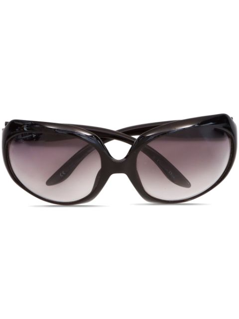 Christian Dior Glossy oversize-frame sunglasses Women