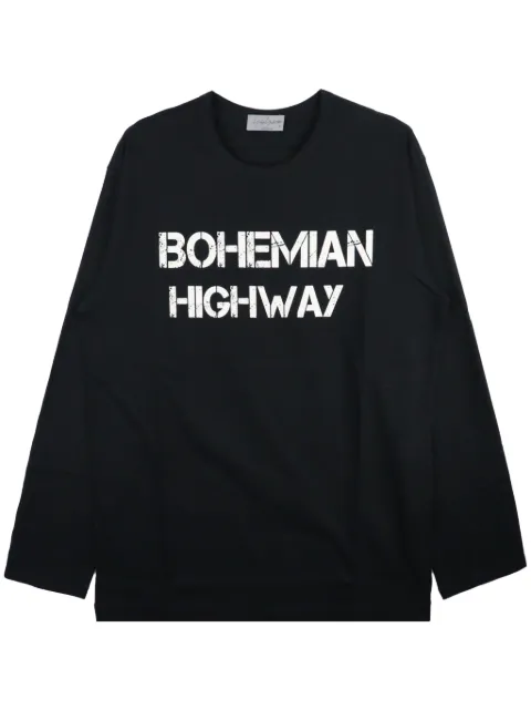 Yohji Yamamoto logo-print cotton T-shirt 