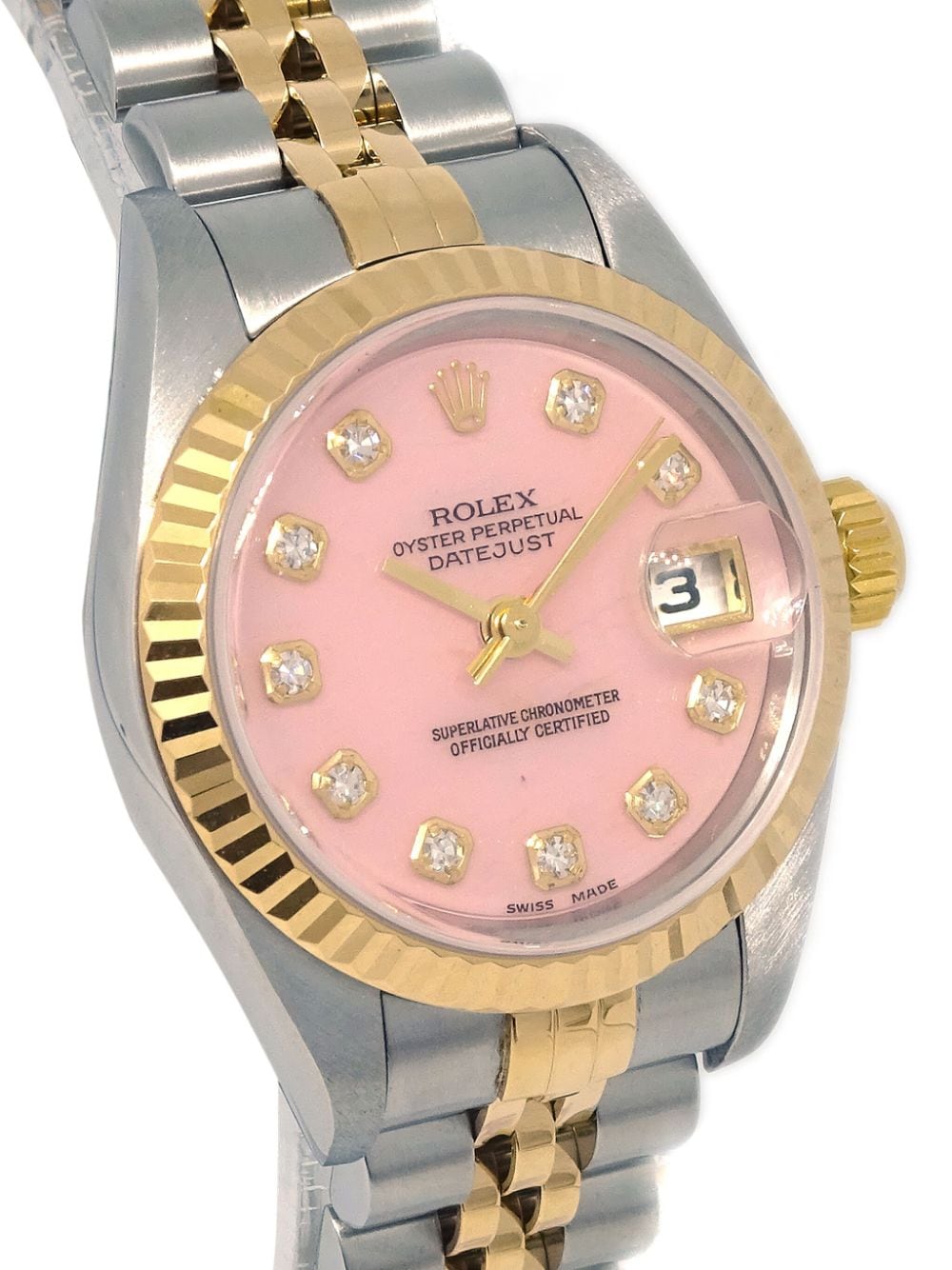 Rolex 2000 pre-owned Datejust 26mm - Roze