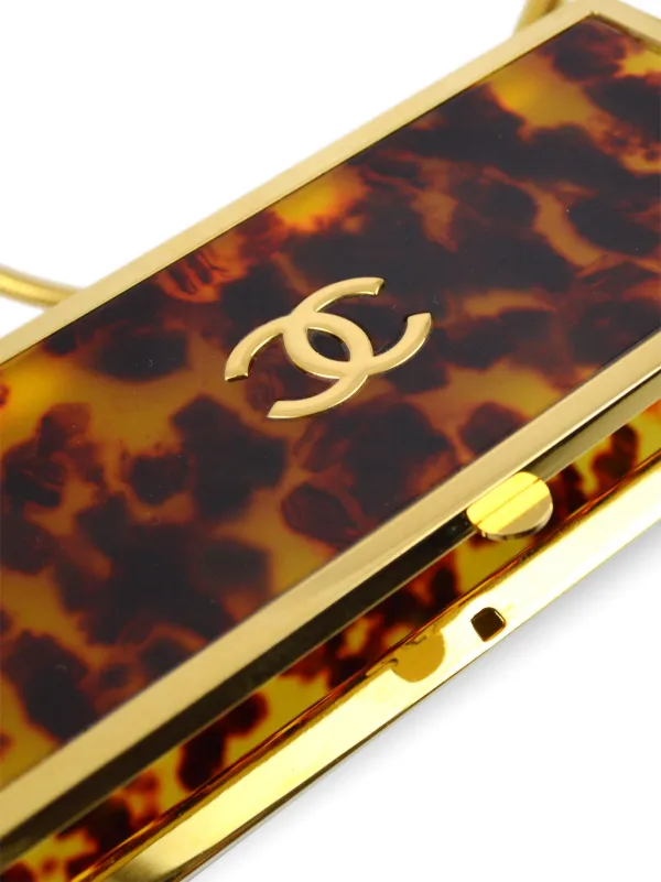 CHANEL Pre-Owned 1997 Tortoiseshell Shoulder Bag | Brown | FARFETCH