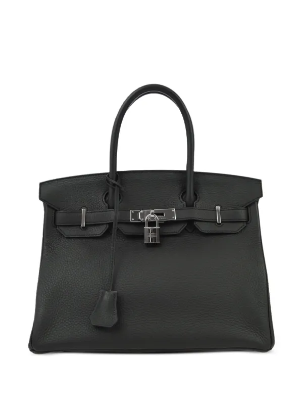 Hermes Pre Owned 2020 Birkin 30 Handbag Black FARFETCH IE