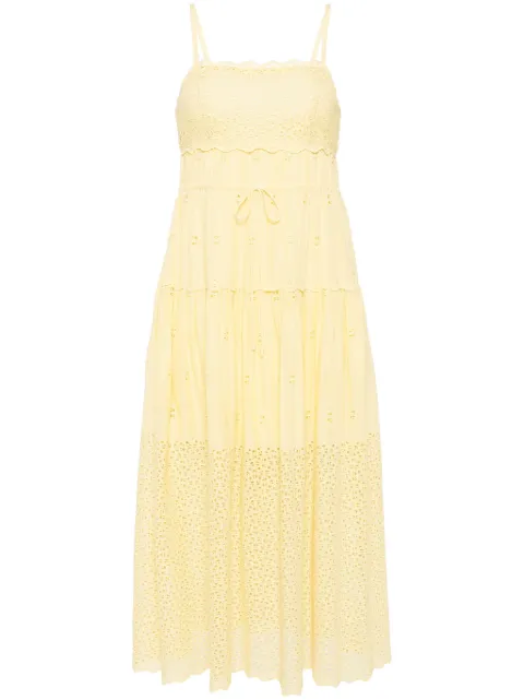 Ulla Johnson vestido midi Isadore