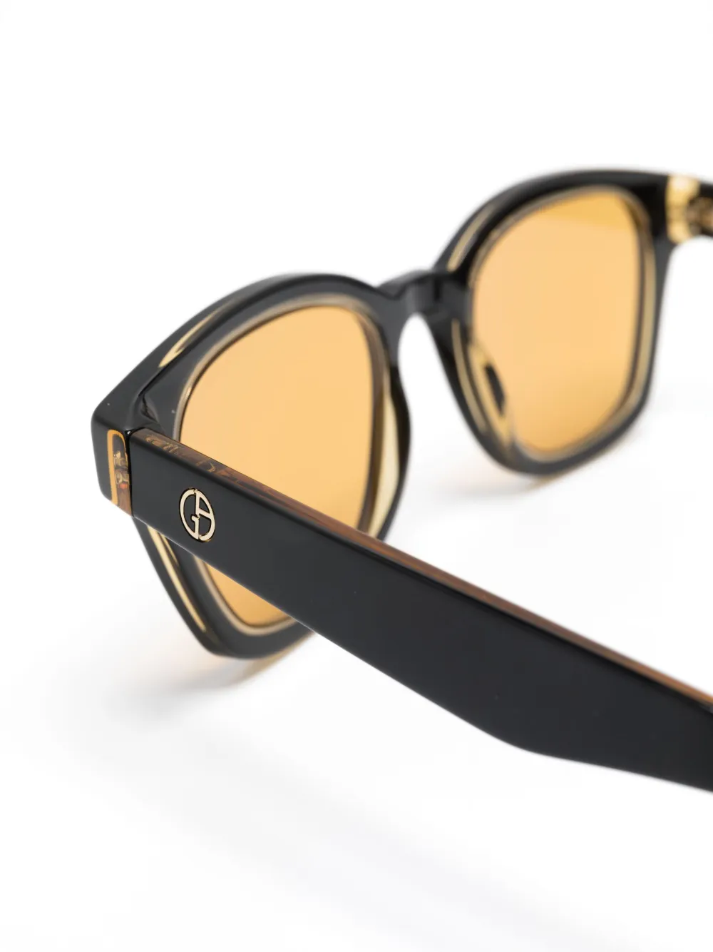 Giorgio Armani Square-frame Sunglasses In Black