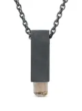Parts of Four Talisman Cuboid necklace - Black