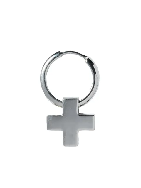 Parts of Four arracada con dije de cruz