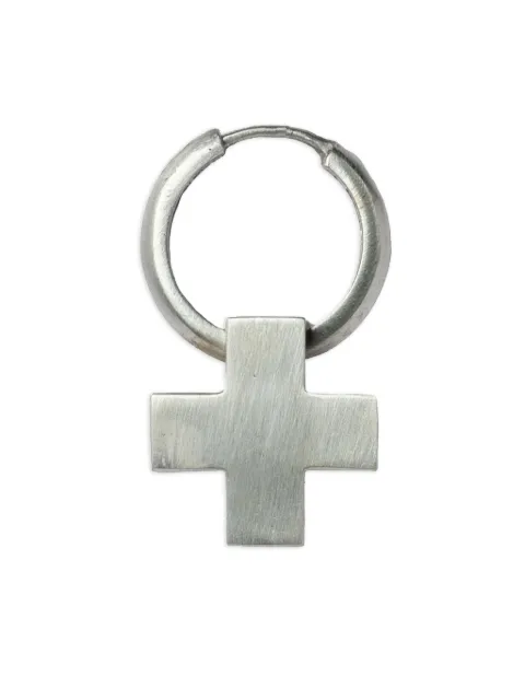 Parts of Four cross-charm hoop earring