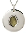 Parts of Four Disk necklace - Silver