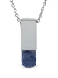Parts of Four Talisman Cuboid necklace - Silver