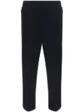 Moschino logo-embroidered track pants - Black