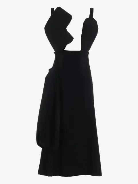 Yohji Yamamoto cut-out wool dress