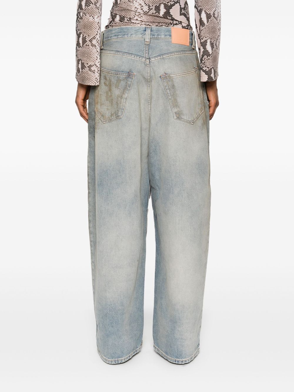 ACNE STUDIOS MID-RISE WIDE-LEG JEANS