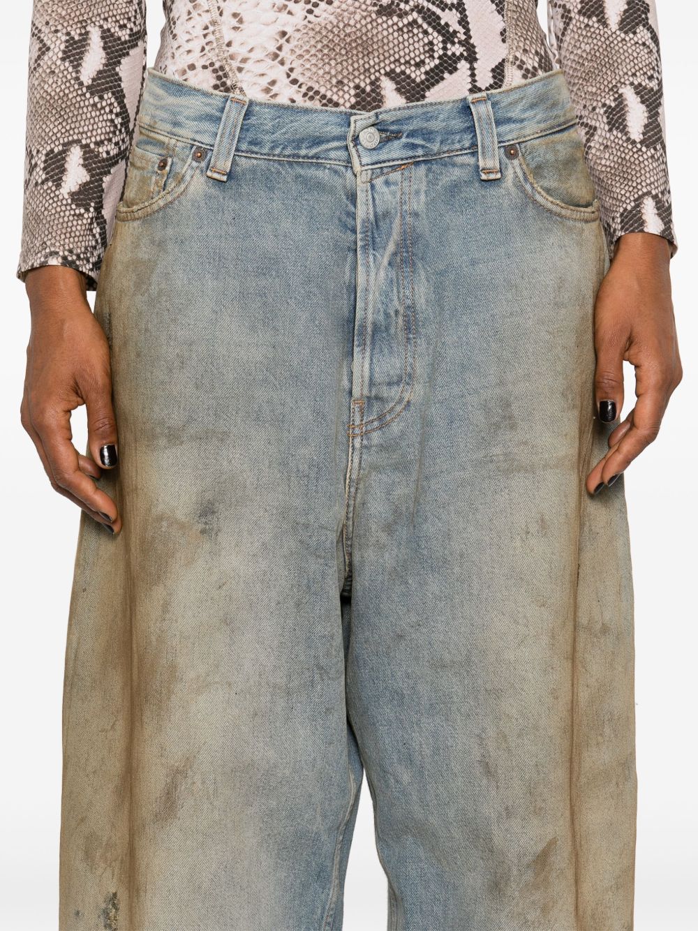 ACNE STUDIOS MID-RISE WIDE-LEG JEANS