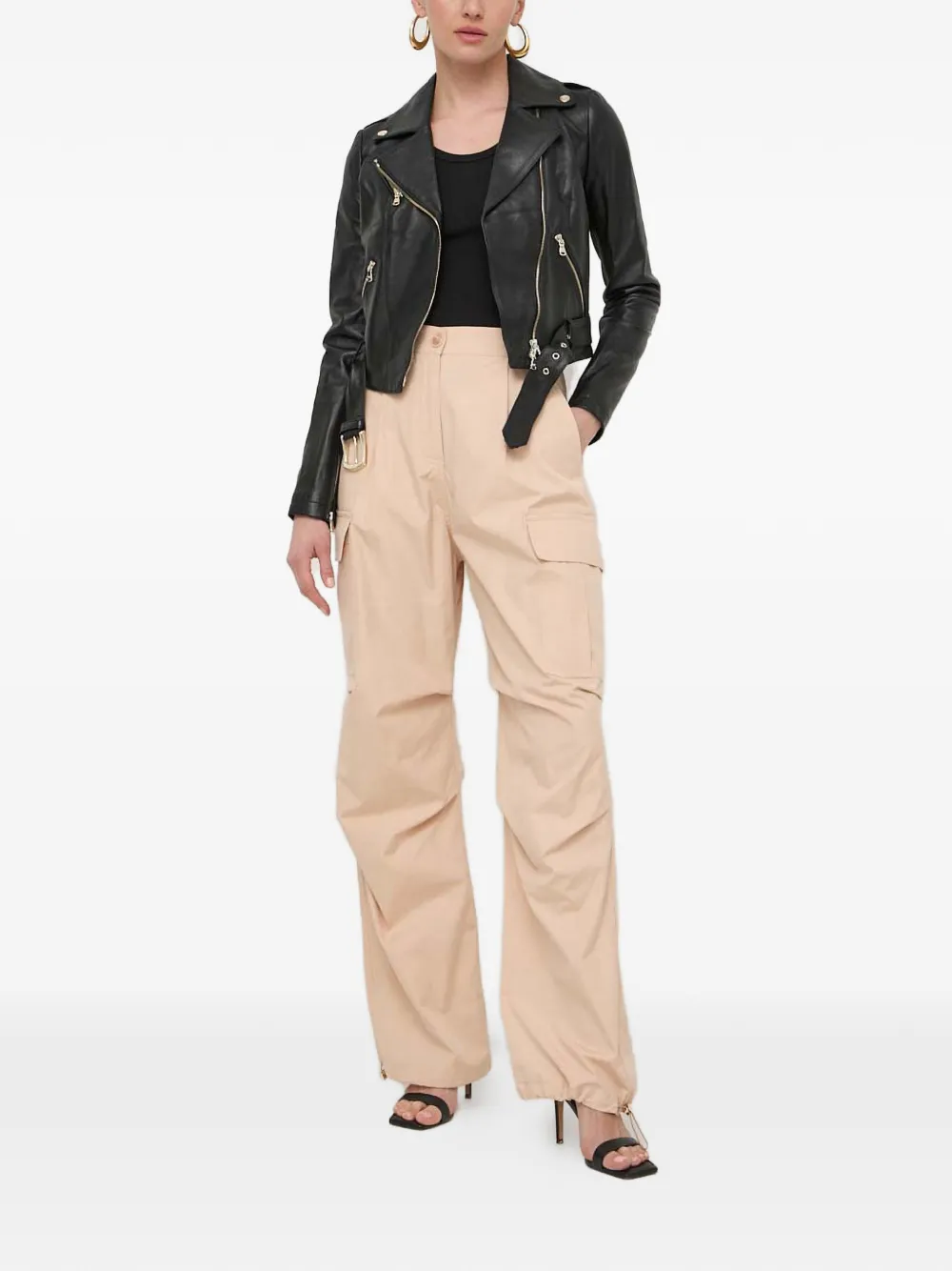 Patrizia Pepe cargo-pocket trousers - Beige