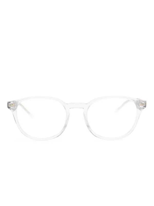 Giorgio Armani transparent frame Glasses Neutrals FARFETCH AO