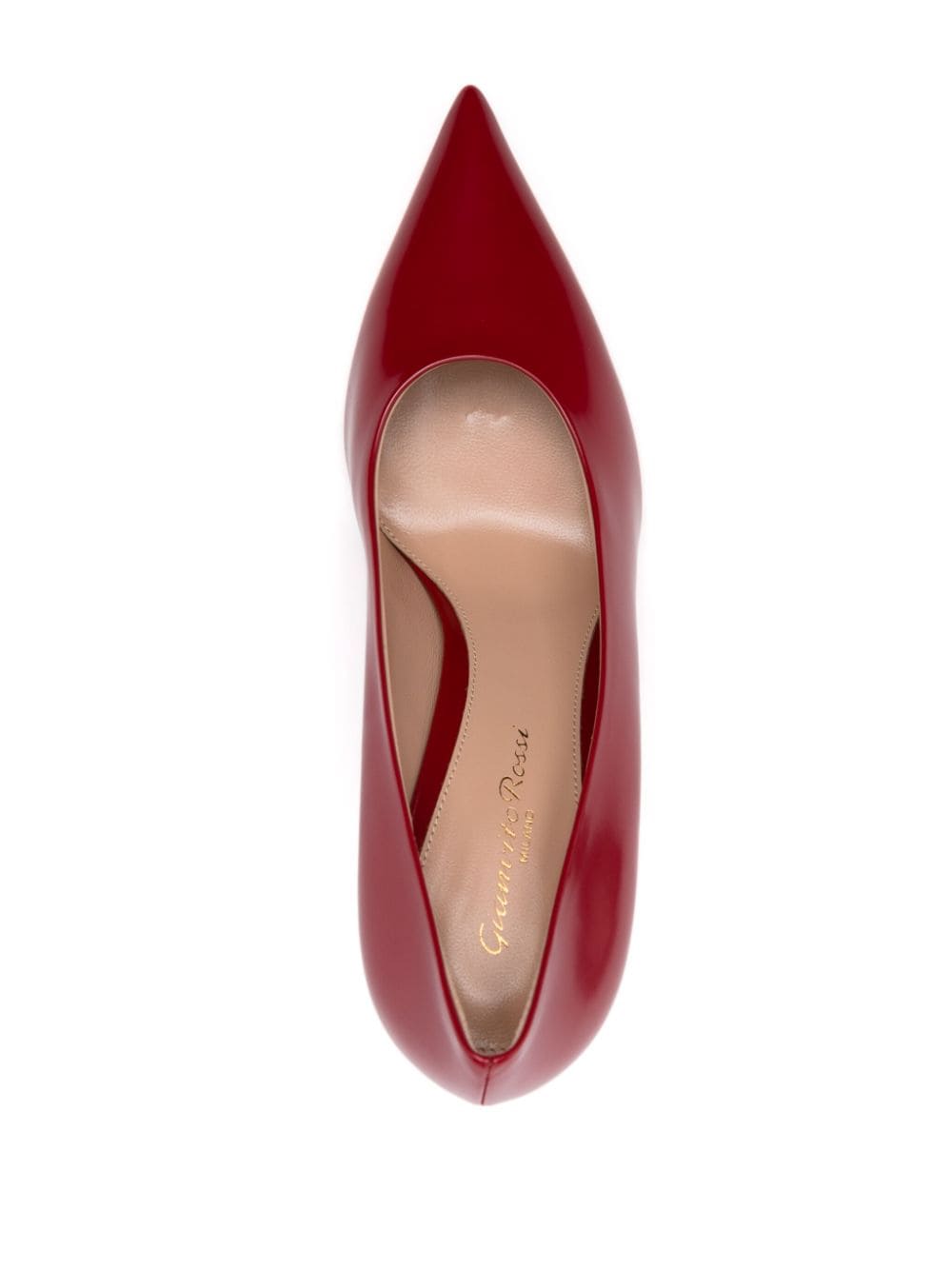 Gianvito Rossi 85 mm leren pumps Rood