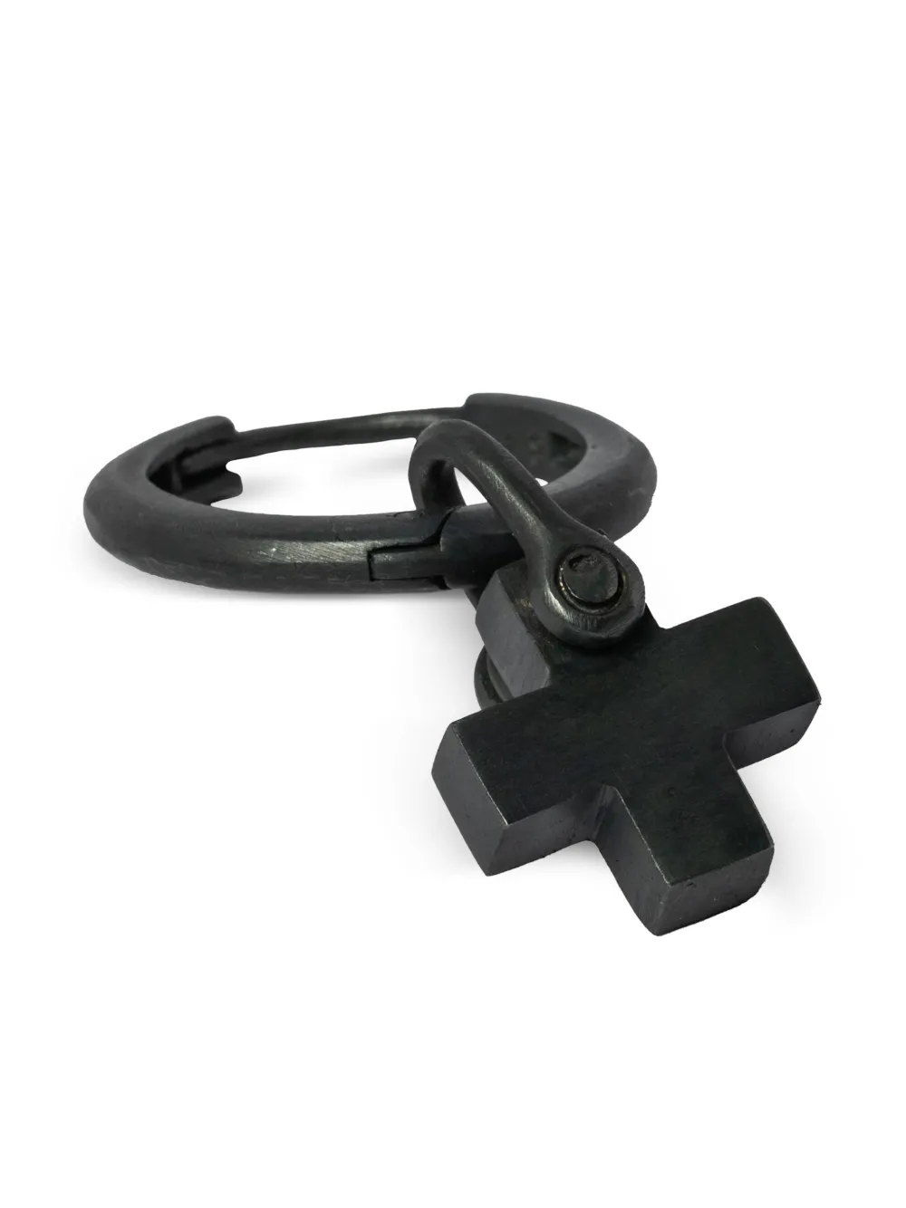 Cross-Charm Earring