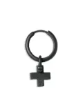Parts of Four cross-charm earring - Black