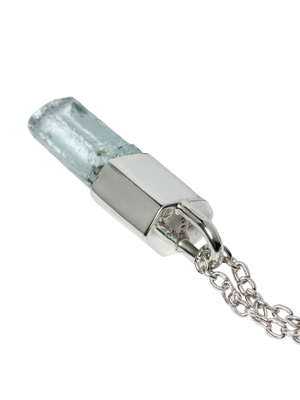 Parts Of Four Talisman Necklace In Silver