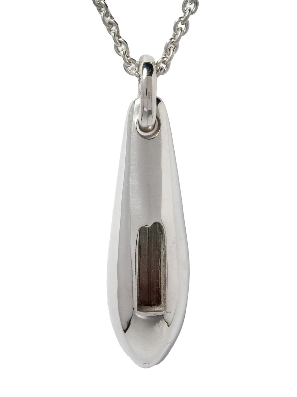 Parts of Four Chrysalis necklace - Zilver