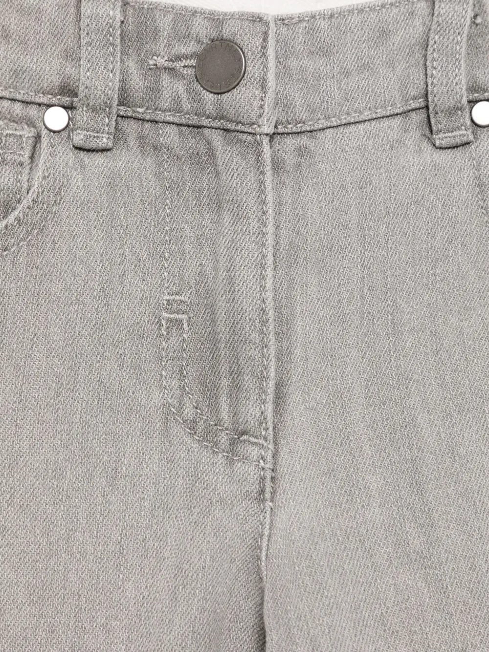 Stella McCartney Kids Jeans met paard applicatie Grijs