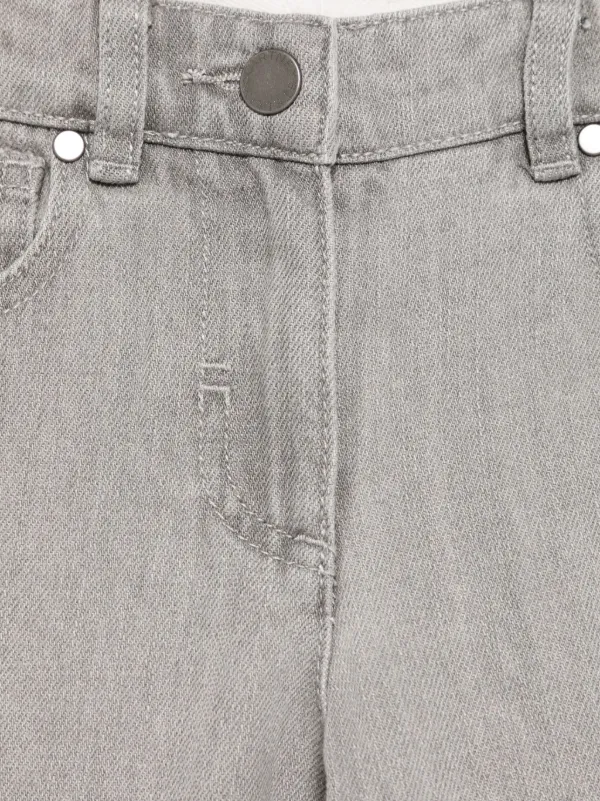 ★Stella McCartney★Boys コットンショーツセット/Grey Stella McCartney Kids horse-appliqué Jeans | Grey | FARFETCH