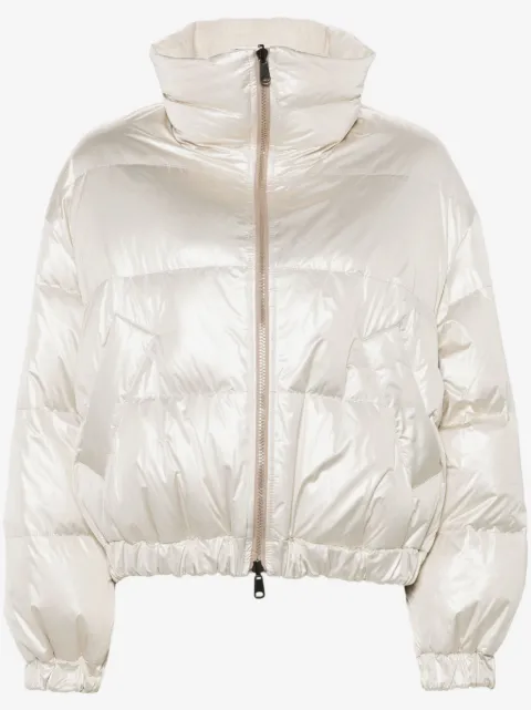 Brunello Cucinelli zip-up puffer jacket