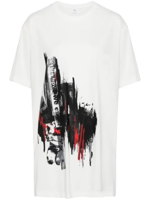 Y's graphic print  T-shirt