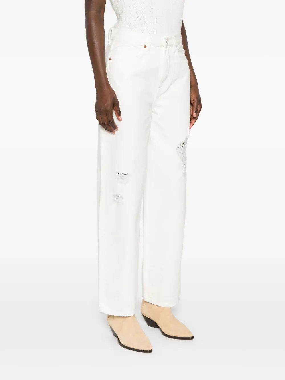  Allsaints Vaqueros Rectos Jayce - Blanco 
