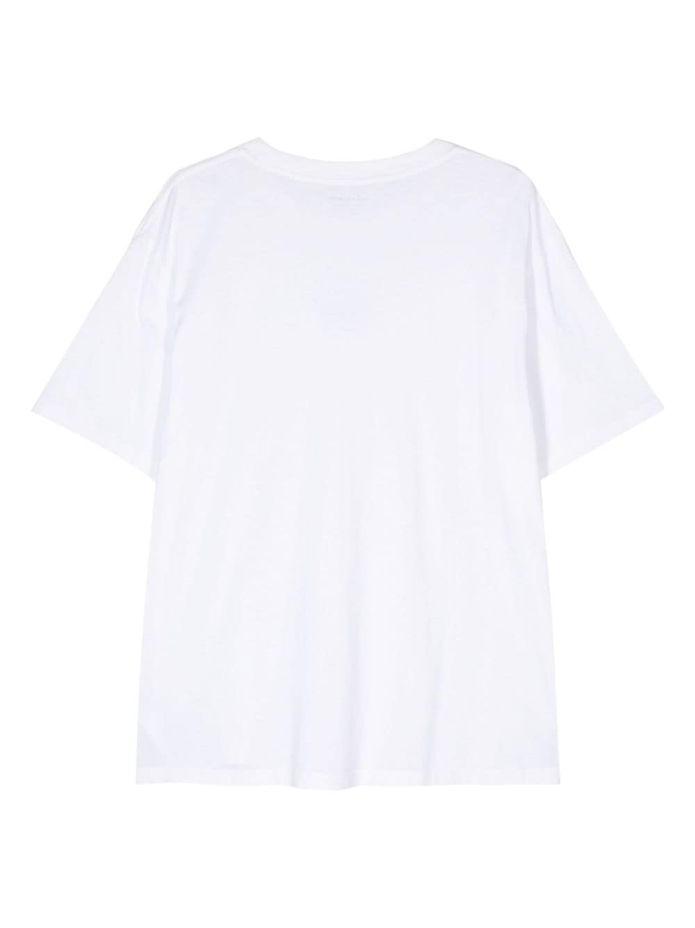 AllSaints Refract T-shirt met logoprint - Wit