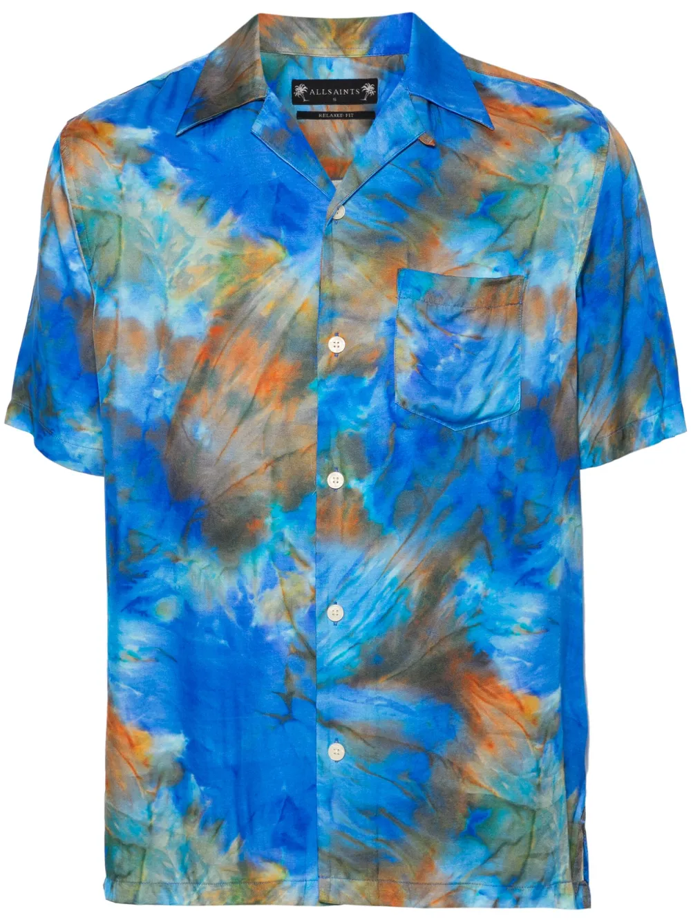 AllSaints Borealis camp-collar Shirt - Farfetch