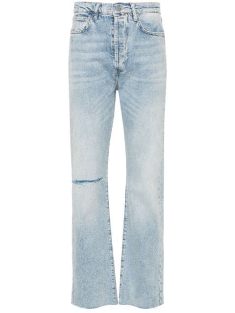 Edie high-rise straight-leg jeans