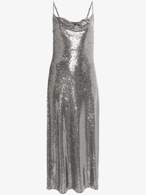 AllSaints Hadley sequin-design mini dress