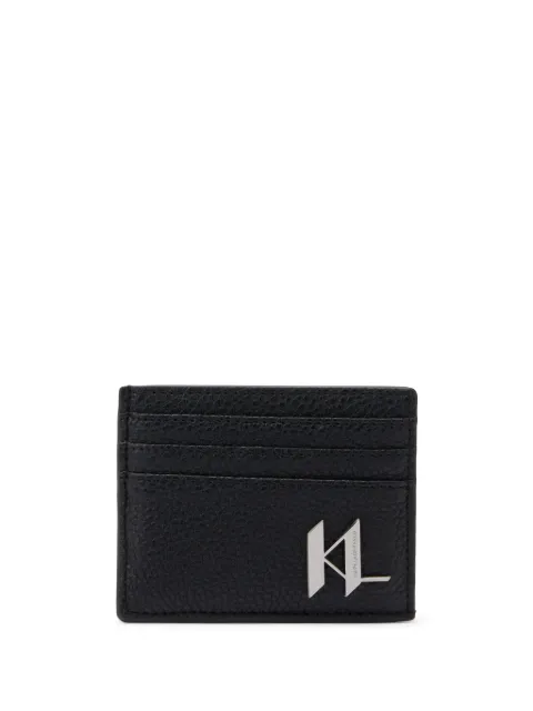 Karl Lagerfeld K/Plak leather cardholder