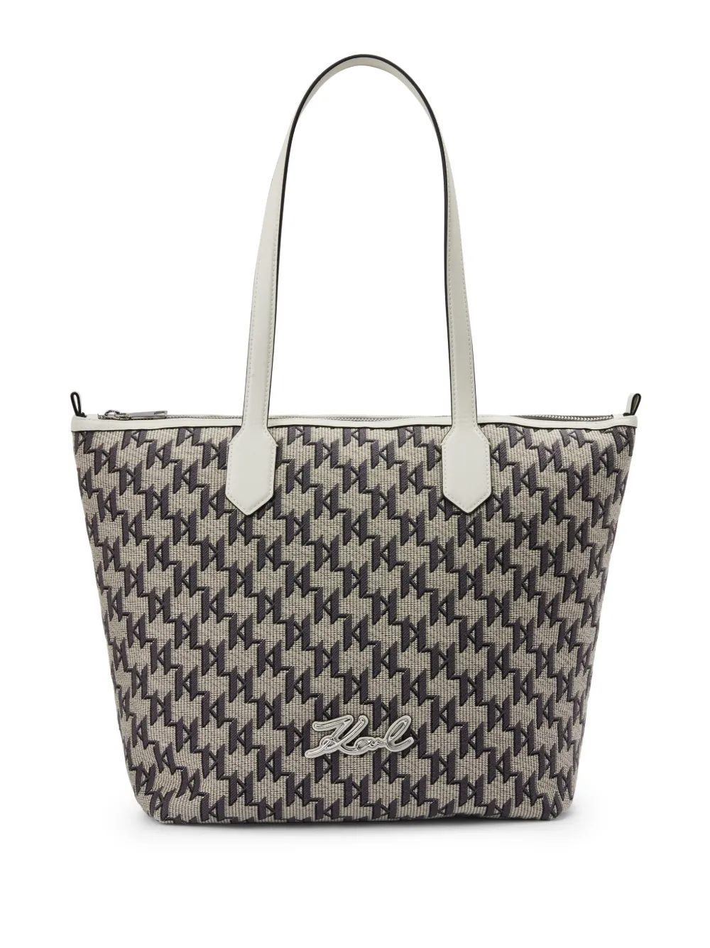 Karl Lagerfeld tote Signature mediana | gris | Image 1