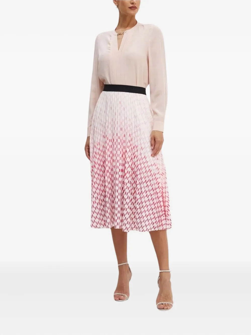 Karl Lagerfeld dégradé pleated skirt | Pleated Skirts | Image 2